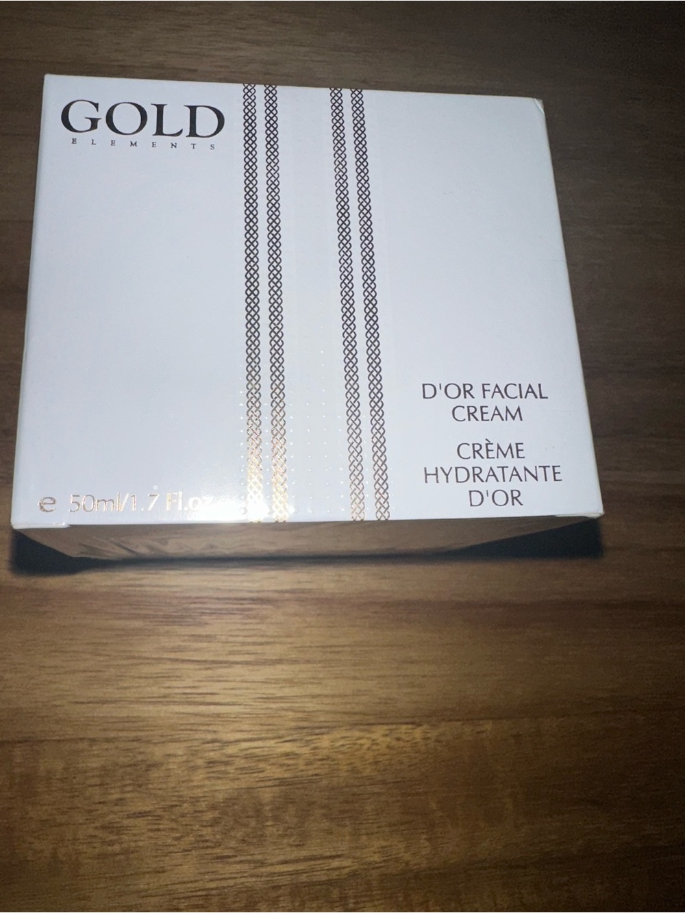 BOLD elements D'Or Facial Cream - White & Gold Accents